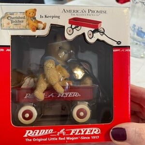 Cherished Teddies Red and Brown Stuffed Animals